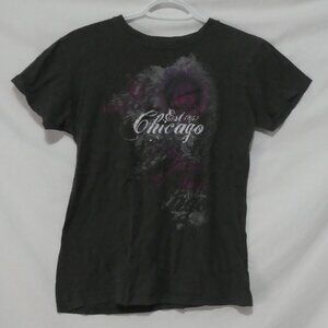 TULTEX | large | Graphic Chicago Short Sleeve Cotton T-Shirt | EUC